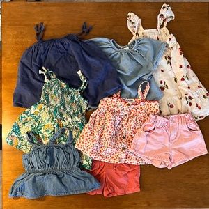 Girls 8 piece Summer Lot (4/5 T)